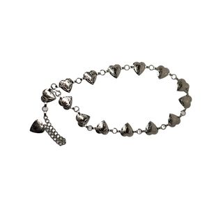 FASHION SILVER HEART CONCHO BELT